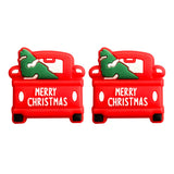 10pcs Christmas Car Silicone Beads for DIY Jewelry Making