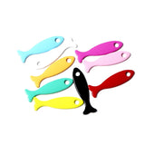 10pcs Colorful Fish Charm for DIY Earrings Necklace Jewelry Making