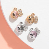 10pcs Crystal Animal Fish Pendant Charm for Jewelry Making