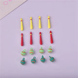 10pcs Baseball Bat Ball Charms DIY Jewelry Making Accessories
