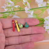 10pcs Baseball Bat Ball Charms DIY Jewelry Making Accessories