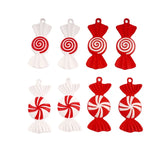 10pcs Red Sweets Candy Charm for DIY Necklace Earring