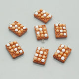 10pcs Mini Egg Resin Charms DIY Crafts Keychain Pendant Jewelry Accessory