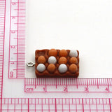 10pcs Mini Egg Resin Charms DIY Crafts Keychain Pendant Jewelry Accessory