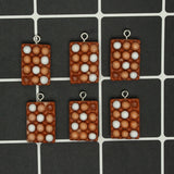10pcs Mini Egg Resin Charms DIY Crafts Keychain Pendant Jewelry Accessory