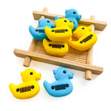 10pcs Duck Silicone Beads Teether Chewing Teeth Bead DIY Nipple Chain