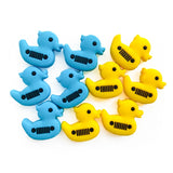 10pcs Duck Silicone Beads Teether Chewing Teeth Bead DIY Nipple Chain