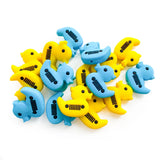 10pcs Duck Silicone Beads Teether Chewing Teeth Bead DIY Nipple Chain