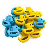10pcs Duck Silicone Beads Teether Chewing Teeth Bead DIY Nipple Chain
