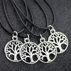 10pcs Lucky Tree Charms Pendant Necklace Jewelry for Girls Women