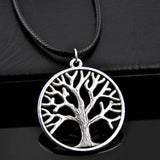 10pcs Lucky Tree Charms Pendant Necklace Jewelry for Girls Women