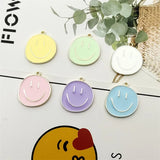 10pcs Smile Face Charm DIY Jewelry Making Finding