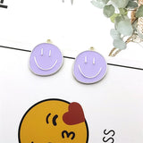 10pcs Smile Face Charm DIY Jewelry Making Finding