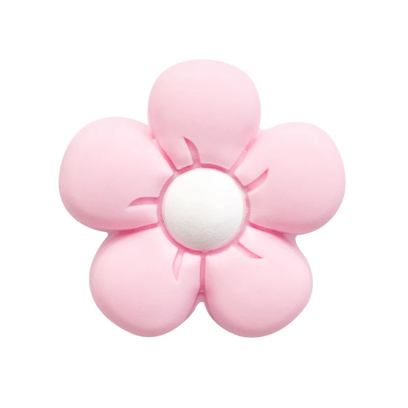 10pcs Flower Silicone Beads Teether Chewing Teeth Bead DIY Jewelry Accessories
