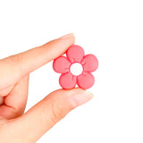 10pcs Flower Silicone Beads Teether Chewing Teeth Bead DIY Jewelry Accessories
