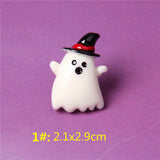 10pcs Halloween Resin Patch DIY Phone Case Hair Clip Earrings