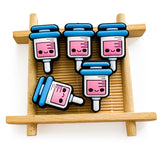 10pcs Food-Grade Chewing Beads for DIY Jewelry