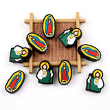 10pcs Jesus Silicone Beads Teether Chewing Teeth DIY Nipple Chain Jewelry