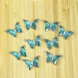 Fantasy Butterfly Pendant Necklace Crystal Clavicle Chain