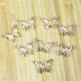 Fantasy Butterfly Pendant Necklace Crystal Clavicle Chain