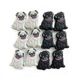 10pc Pekingese Silicone Beads Teether Chewing Teeth DIY Nipple Chain Jewelry