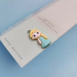 10pcs Mermaid Girl Charms Flatback for Earring DIY Jewelry Making