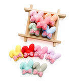 10pcs Rabbit Ears Silicone Teether Beads DIY Jewelry Accessories
