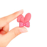 10pcs Rabbit Ears Silicone Teether Beads DIY Jewelry Accessories