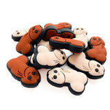 10pcs Sausage Silicone Teether Beads DIY Nipple Chain Jewelry