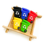 10pcs Silicone Garbage Truck Charms for DIY Bracelet Pacifier Chain