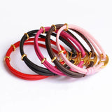 10pcs Leather Cord Bracelet Cuff Bangle
