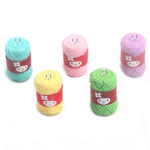 10pcs Woolen Yarn Resin Charms Jewelry Making DIY Earring Pendant Keychain C316