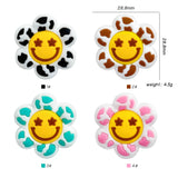10pcs Sunflower Silicone Teether Beads DIY Nipple Chain Accessories