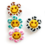 10pcs Sunflower Silicone Teether Beads DIY Nipple Chain Accessories