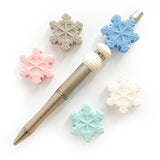 10pcs Snowflake Silicone Beads Teether DIY Jewelry Accessories