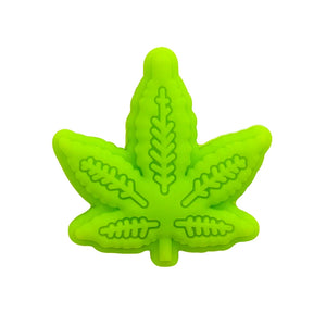 10pcs Tree Leaf Silicone Teether Beads Food-Grade DIY Jewelry Accessories