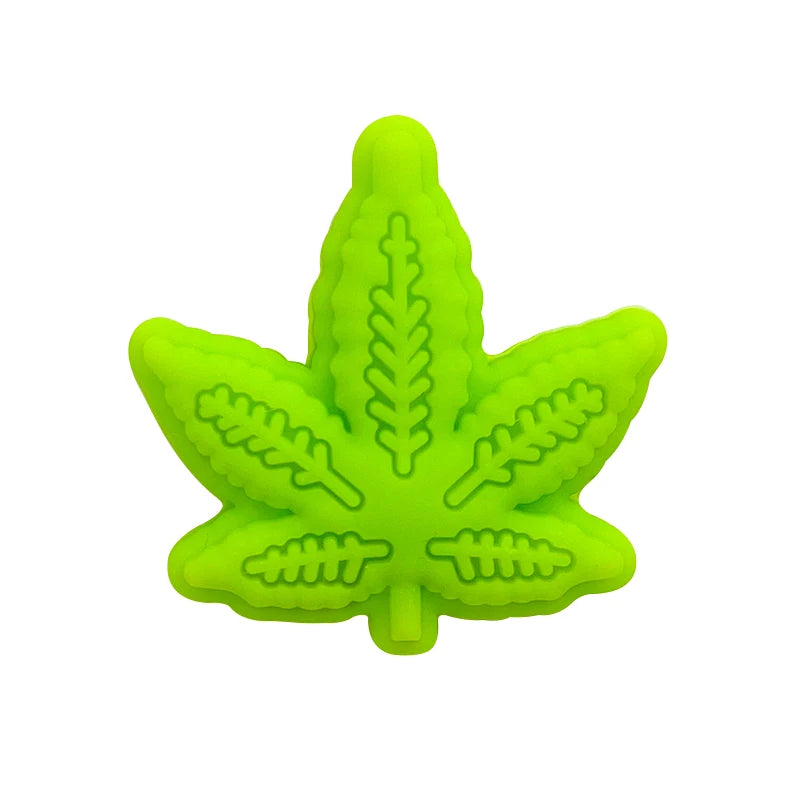10pcs Tree Leaf Silicone Teether Beads Food-Grade DIY Jewelry Accessories