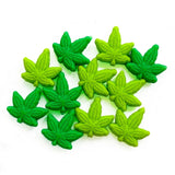 10pcs Tree Leaf Silicone Teether Beads Food-Grade DIY Jewelry Accessories