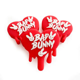 10pcs Bad Bunny Silicone Beads DIY Pacifier Chain Baby Molar Toys