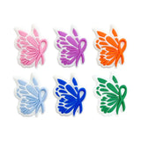 10pcs Butterfly Ribbon Beads Silicone Charms for DIY Pacifier Chains