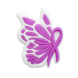 10pcs Butterfly Ribbon Beads Silicone Charms for DIY Pacifier Chains