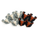 10 Tauren Silicone Teether Beads Food-Grade DIY Jewelry Accessories