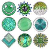 10pcs Zircon Snaps Mix Pack 18mm GingerSnaps Charms Snap Jewelry