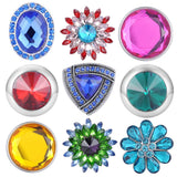 10pcs Zircon Snaps Mix Pack 18mm GingerSnaps Charms Snap Jewelry