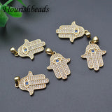 10pcs Nickel Palm Eye Shape Pendant Charms for Jewelry Making