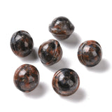 10pcs Natural Stone Agate Amethyst Planet Figurine Carving Beads Display Decor