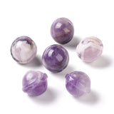 10pcs Natural Stone Agate Amethyst Planet Figurine Carving Beads Display Decor