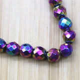 10pcs Non-magnetic Hematite Stone Beaded Bracelets Health for Beads Jewelry