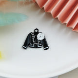 10pcs Enamel Flowers Charms Pendants for Jewelry Making