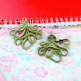 10pcs Octopus Charms DIY Jewelry Making Pendant Fit Bracelets Necklaces